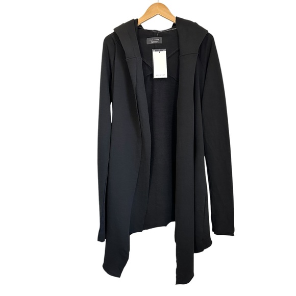 Zara Other - Zara Man Mens  Hooded Long Line Open Front Cardigan Pockets Long Sleeve NWT